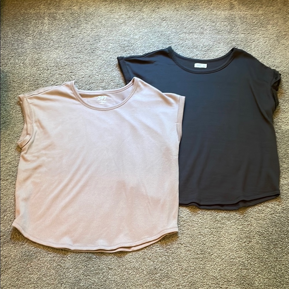 Maurices Short Sleeve Tees - Black and Pink
